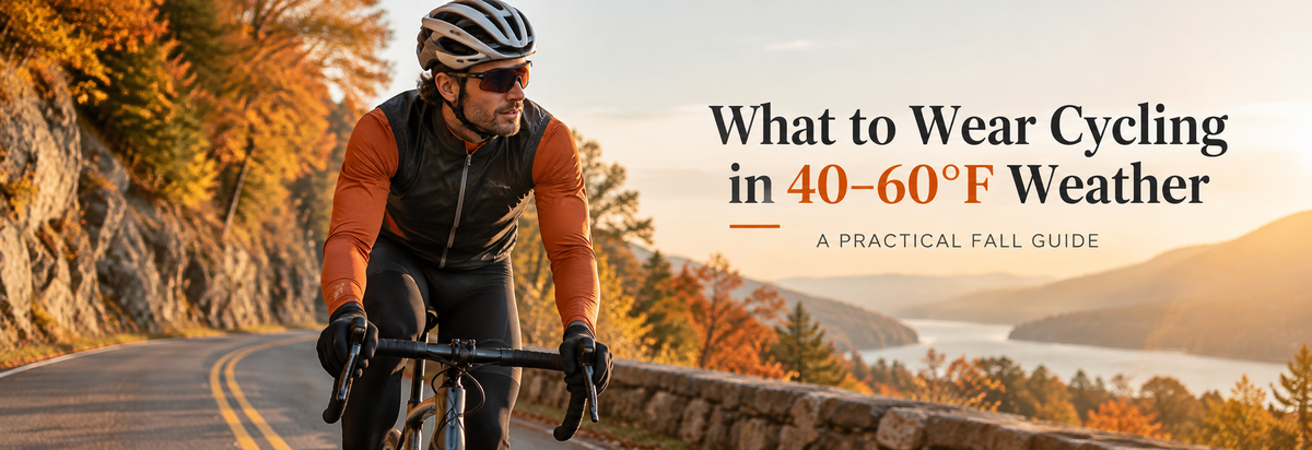What to Wear Cycling in 40–60°F Weather: A Practical Fall Guide