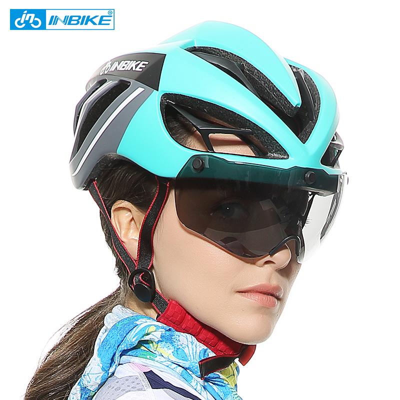 INBIKE Mountain Road Bike Cycling Safe Helmet with Magnetic Goggles-Inbike Cycling