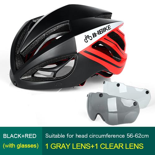 INBIKE Mountain Road Bike Cycling Safe Helmet with Magnetic Goggles-Inbike Cycling