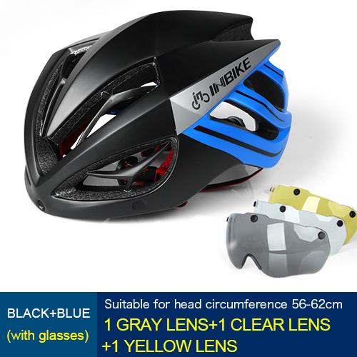 INBIKE Mountain Road Bike Cycling Safe Helmet with Magnetic Goggles-Inbike Cycling