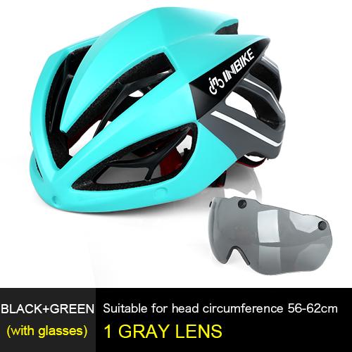 INBIKE Mountain Road Bike Cycling Safe Helmet with Magnetic Goggles-Inbike Cycling
