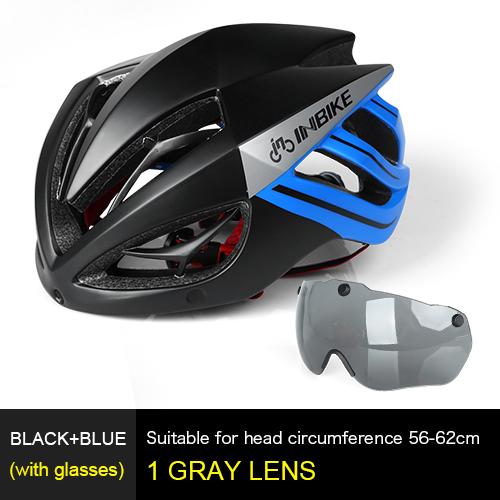 INBIKE Mountain Road Bike Cycling Safe Helmet with Magnetic Goggles-Inbike Cycling